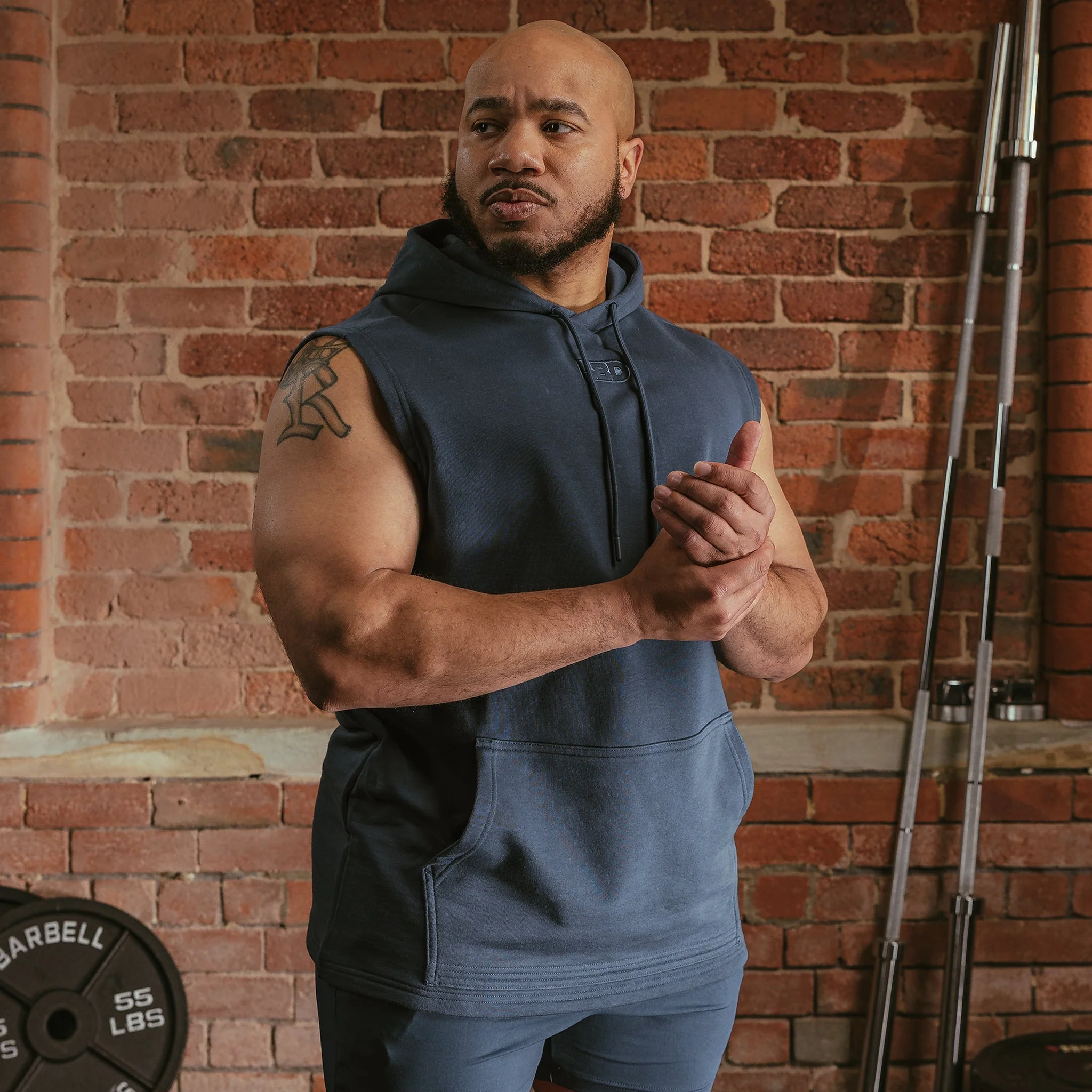 Serenity Sleeveless Hoodie Unisex - Image 3